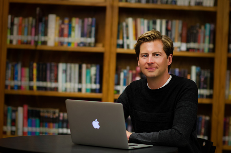 paul kotter working on his book